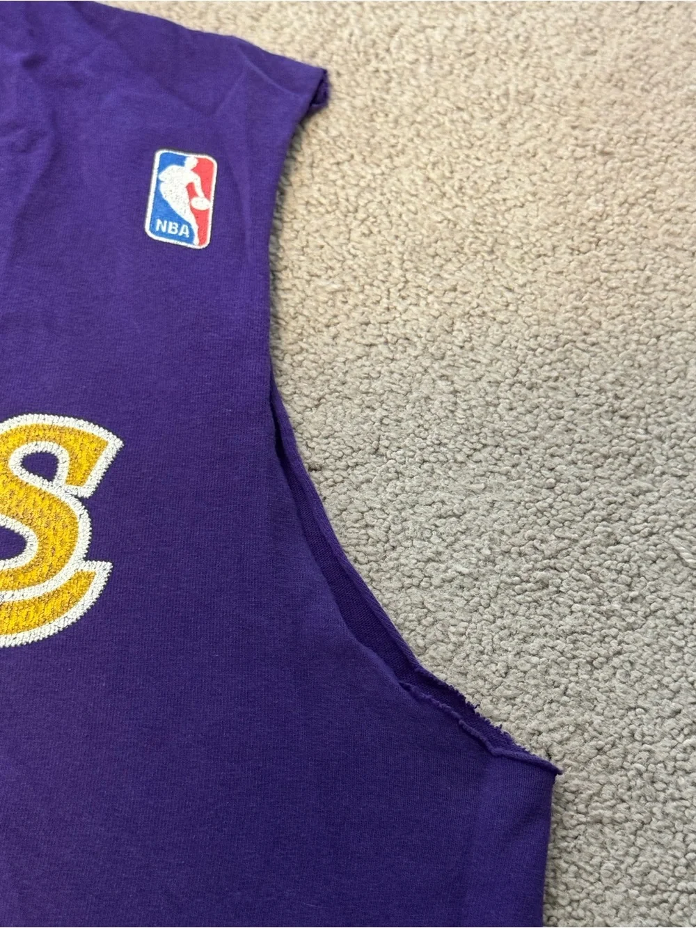 Adidas LA Lakers Kobe Bryant #24 Sleeveless Jersey cut off sleeveless shirt!